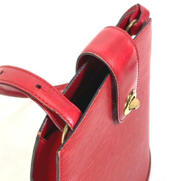 LOUIS VUITTON Epi Cluny bag shawl Shoulder Bag Epi Leather Red - Picture 4 of 15